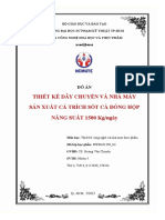 Đt04 - Nhóm 3 - Tiểu Luận Thiết Kế Dây Chuyền Và Nhà Máy Sản Xuất Cá Trích Sốt Cà Đóng Hộp Năng Suất 1500kg Ngày