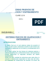 Clase 12 B SISTEMAS - PASIVOS - ENFRIAMIENTO - (Aislamiento) - 2023-1