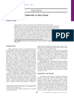 Pharmaceutical Particle Engineering Via Spray Drying