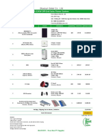 Quotation of 70.22KW Off Grid Solar Solution From BLUESUN Solar KiKi