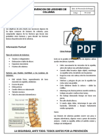 PR-CH-09 Prevención de Las Lesiones de Columna