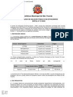 Edital 01.2023 - Prefeitura de São Vicente