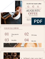 Popic Café Company Profile by Slidesgo