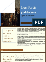 Cours institutions parlementaires Partis politiques