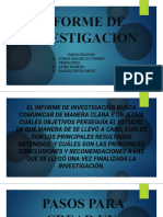 Informe de Investigacion