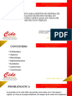 Cálculo Guía para Diseños de Sistema de Coordinación de Protecciones, en Subestaciones Capsuladas, en Celda de Protección Triplex