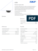 SKF 6208 Specification