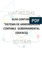 Guia para El Sistema de Armonizacion Contable Gubernamental SIDEACG