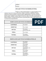 Uputa - Dijeta Za Akutni Pankreatitits