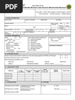 Aefi Case Reporting Form (CRF) | PDF | Medicine | Medical Specialties