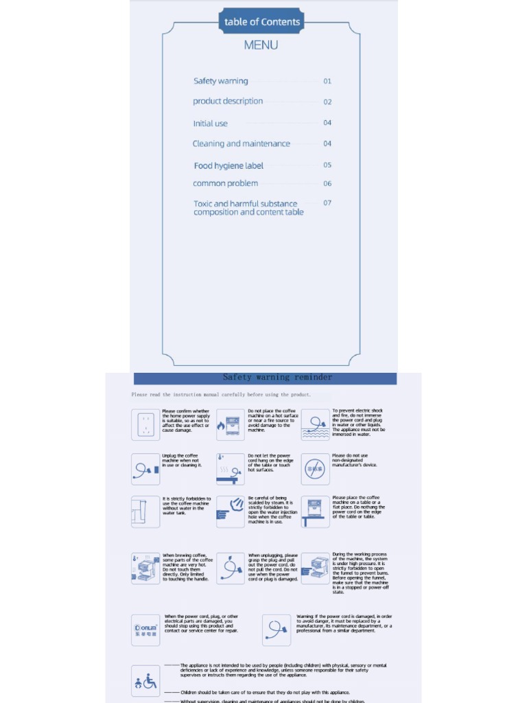 KCB-KF6001 English Manual | PDF
