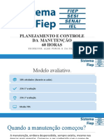 Planejamento e Controle Da Manutenção