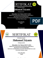 Sertifikat Peserta MGT