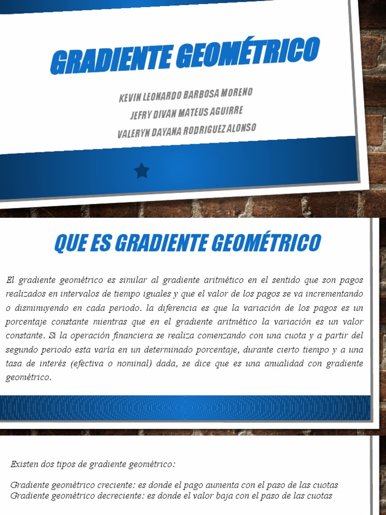 Gradiente Geométrico Economia | PDF