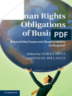 DR Surya Deva, DR David Bilchitz - Human Rights Obligations of Business - Beyond The Corporate Responsibility To Respect - Cambridge University Press (2013)