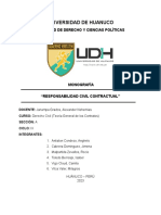 Monografia de Responsabilidad Civil Contractual - Contratos