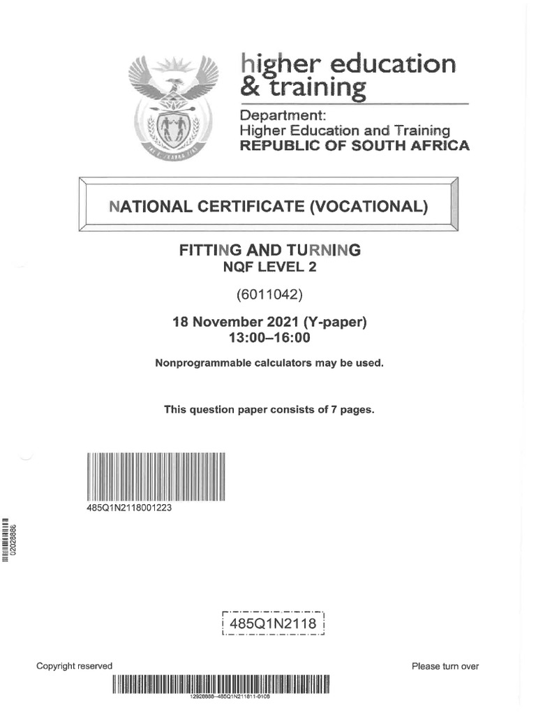 L2 fitting and turning pdf