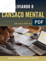 Ebook - Aliviando o Cansaço Mental de Ergonomia Por Marcus Vinícius