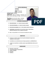 Hugo Odreman Rivas (Curriculum)