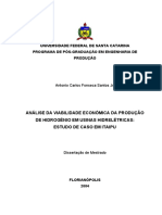 Análise Da Viabilidade Econômica Da Produção