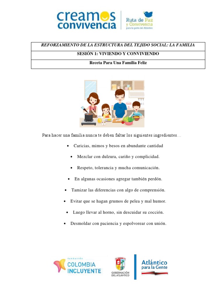 Receta para una Familia Feliz | PDF