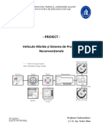 Proiect - : Vehicule Hibride Și Sisteme de Propulsie Neconvenționale