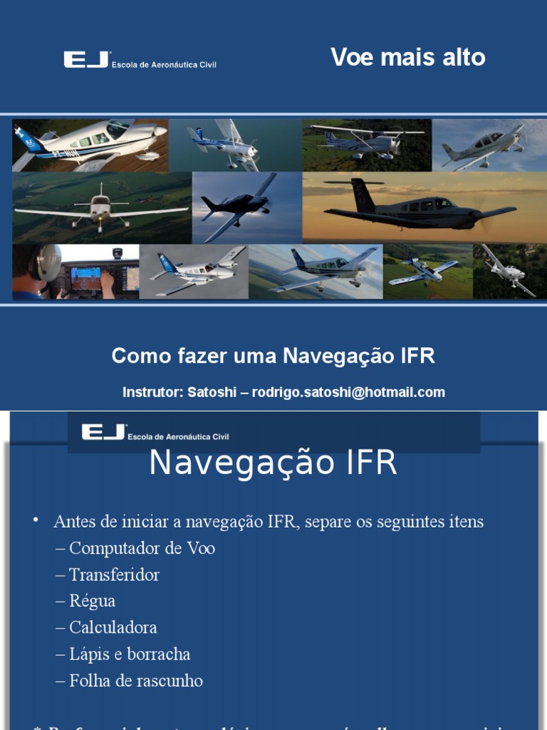 Guia Prático de Navegação IFR | PDF | Regras de voo por instrumentos ...