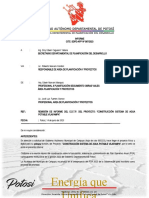 Informe Tecnico Sistema de Agua Potable Vilapamapa 1