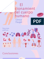 Presentación Biología Cuerpo Humano Células Orgánico Ilustrado Rosa y Lila