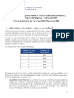 Lineamientos para El Trámite de Solicitud de Beca Socioeconómica y Beneficios Complementarios Temporales 2023