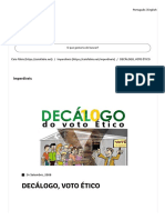 Decálogo, Voto Ético