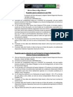 Requisitos para La Evaluación de Una Fitsa, Dia y Its - 2023