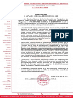 Concluciones Del Vi Ampliado Nacional La Paz 11 de Abril Del 2023