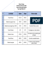 Plan de Trabajo Sociedad de Padres de Familia