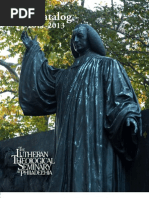 Download The Catalog 2011-2013 by The Lutheran Theological Seminary at Philadelphia SN65579360 doc pdf