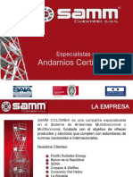 Certificacion de Andamio Samm