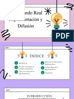 Presentación Diapositivas Lluvia de Ideas Doodle Multicolor Rosa y Violeta