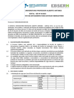 EDITAL SEI N°04 2023 - Processo Seletivo de Estagiários
