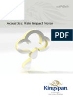 Rain Impact Noise Tech Bulletin 3rd Issue September 2013