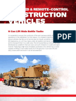 Construction Vehicles: Armoured & Remote-Control