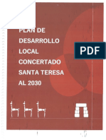 PDC-PLAN DE DESARROLLO CONCERTADO Santa Teresa PDF