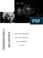 Termodinamica Relativista Galileana