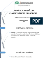 Hidráulica Agrícola Clases Teóricas Y Practicas: Profesor: Ing. Carlos Eduardo Cuevas Sánchez Pedro Juan Caballero 2023