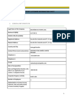 Kyc Info Sheet - Neurónio Do Tempo, Lda