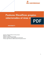 Actividad 4 - Posturas Filosóficas Propias