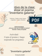 Analizar El Poema "Inventario Galante"