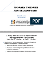 Contemporary Theories of Human Development - April 27 2020