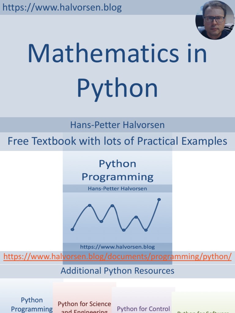 Mathematics in Python | PDF | Python (Programming Language) | Variance