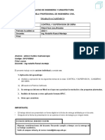 Trabajo Académico: Facultad de Ingenieria Y Arquitectura Escuela Profesional de Ingenieria Civil