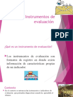 Instrumentos de Evaluacion